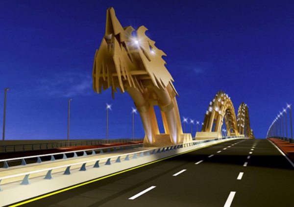 Cầu Rồng - Công Ty Cổ Phần Sivico - Sơn Giao Thông Nhiệt Dẻo Phản Quang DPI - BRIGHTLINE